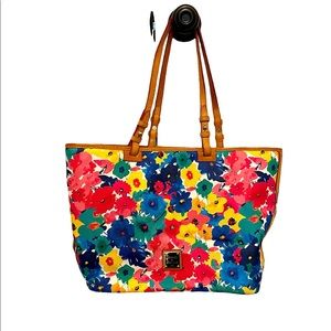 Dooney and Bourke floral tote bag